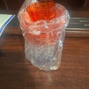 - Bubba Gump shaker glass. Red white and blue . Brand new